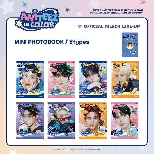ATEEZ - ANITEEZ IN COLOR / MINI PHOTOBOOK