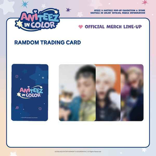 ATEEZ - ANITEEZ IN COLOR / RANDOM TRADING CARDS