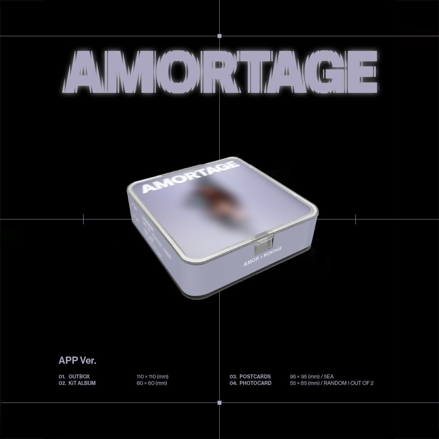 JISOO - Mini Album [AMORTAGE] (APP Ver.)
