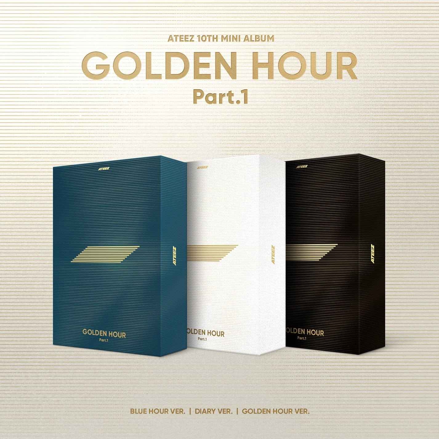 (POB) ATEEZ - 10th Mini Album [GOLDEN HOUR : Part.1]