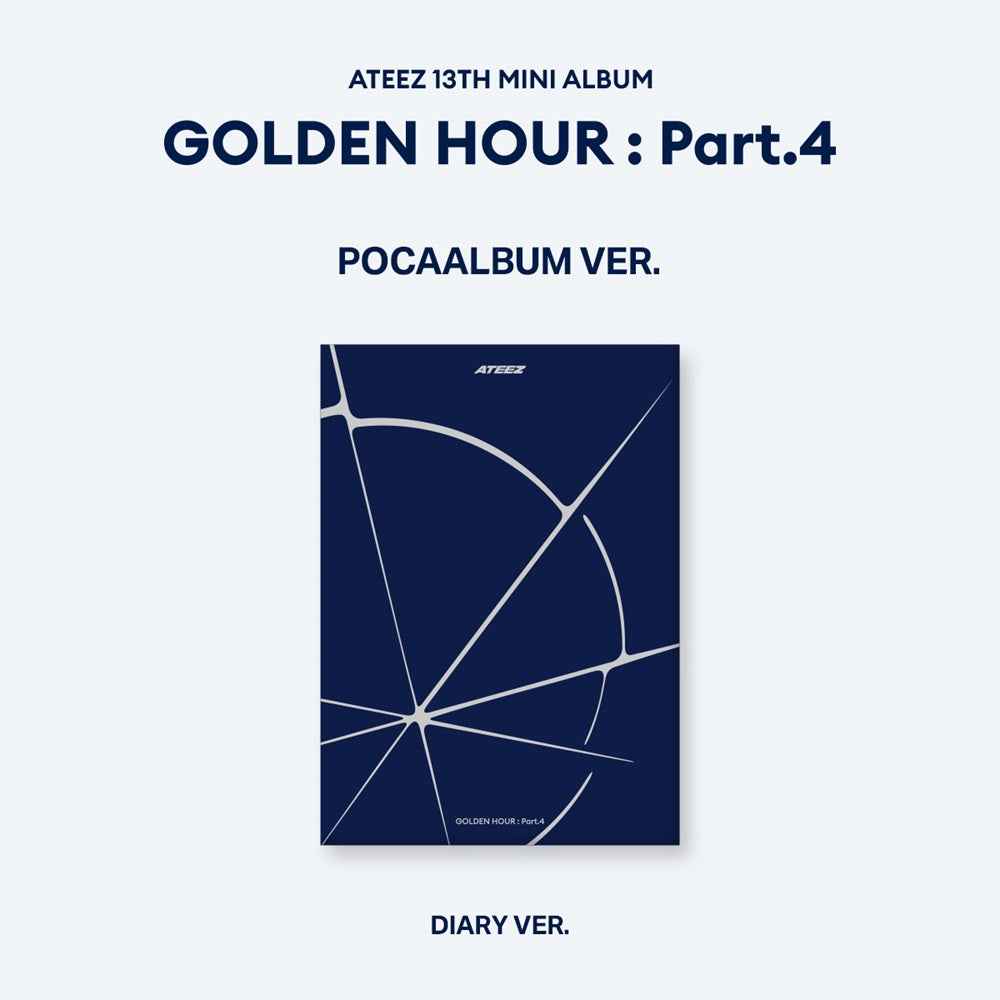 (MAKESTAR) ATEEZ - 13th Mini Album [GOLDEN HOUR : Part.4] (POCAALBUM Ver.)
