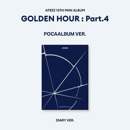 (MAKESTAR) ATEEZ - 13th Mini Album [GOLDEN HOUR : Part.4] (POCAALBUM Ver.)