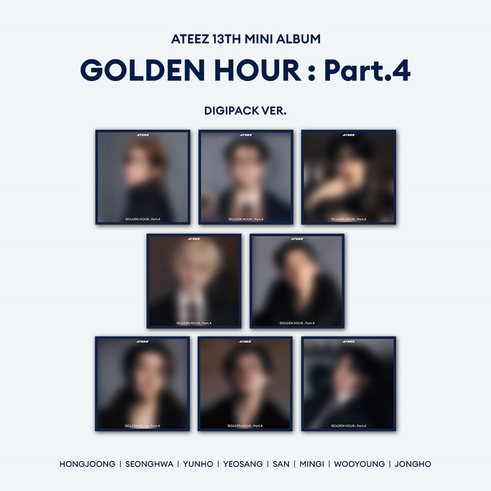 (POB) ATEEZ - 13th Mini Album [GOLDEN HOUR : Part.4] (DIGIPACK Ver.)