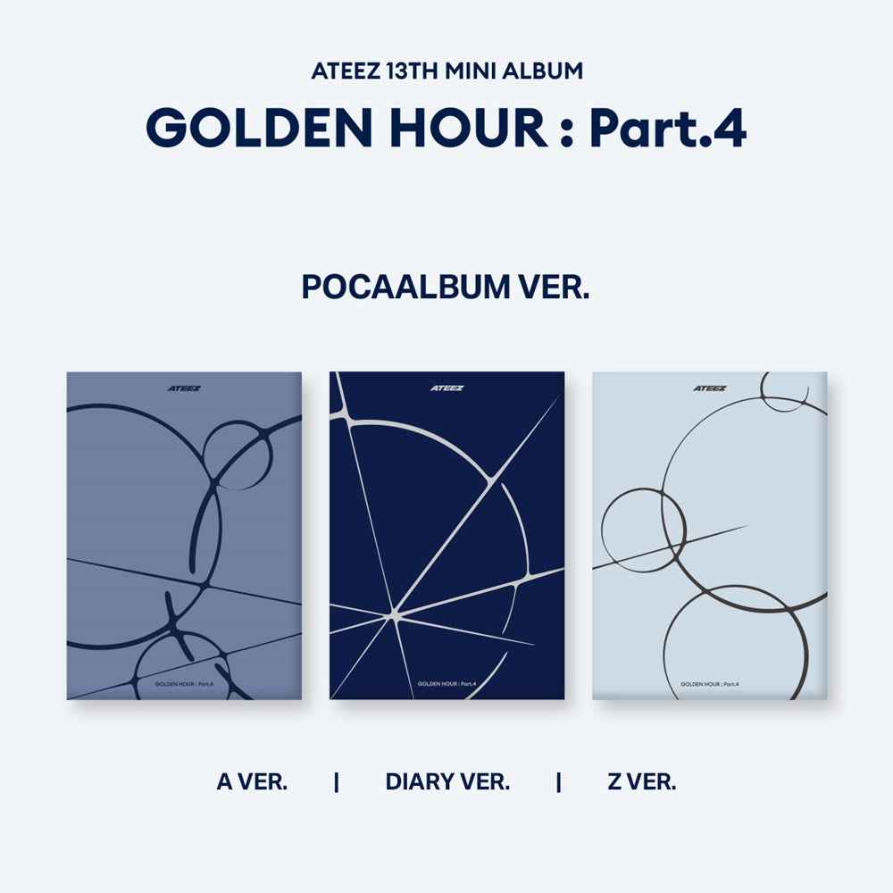 (MAKESTAR) ATEEZ - 13th Mini Album [GOLDEN HOUR : Part.4] (POCAALBUM Ver.)