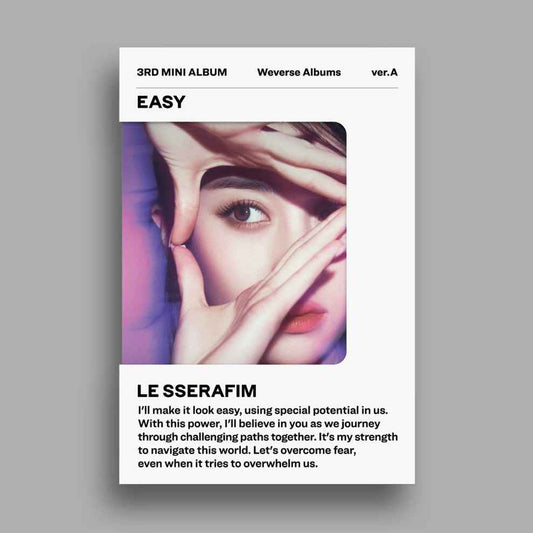 LE SSERAFIM - 3rd Mini Album [EASY] (Weverse Albums ver.)