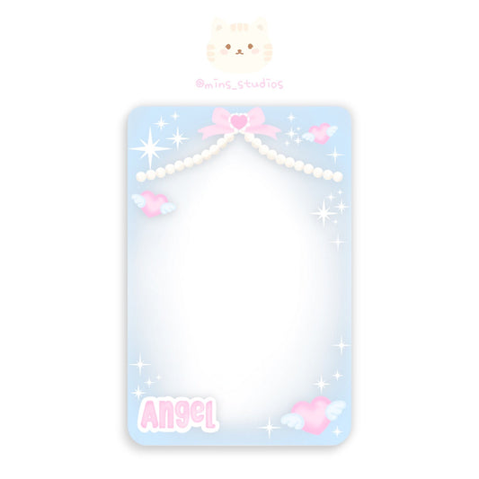 MINS STUDIOS Blue Angel Deco Frame