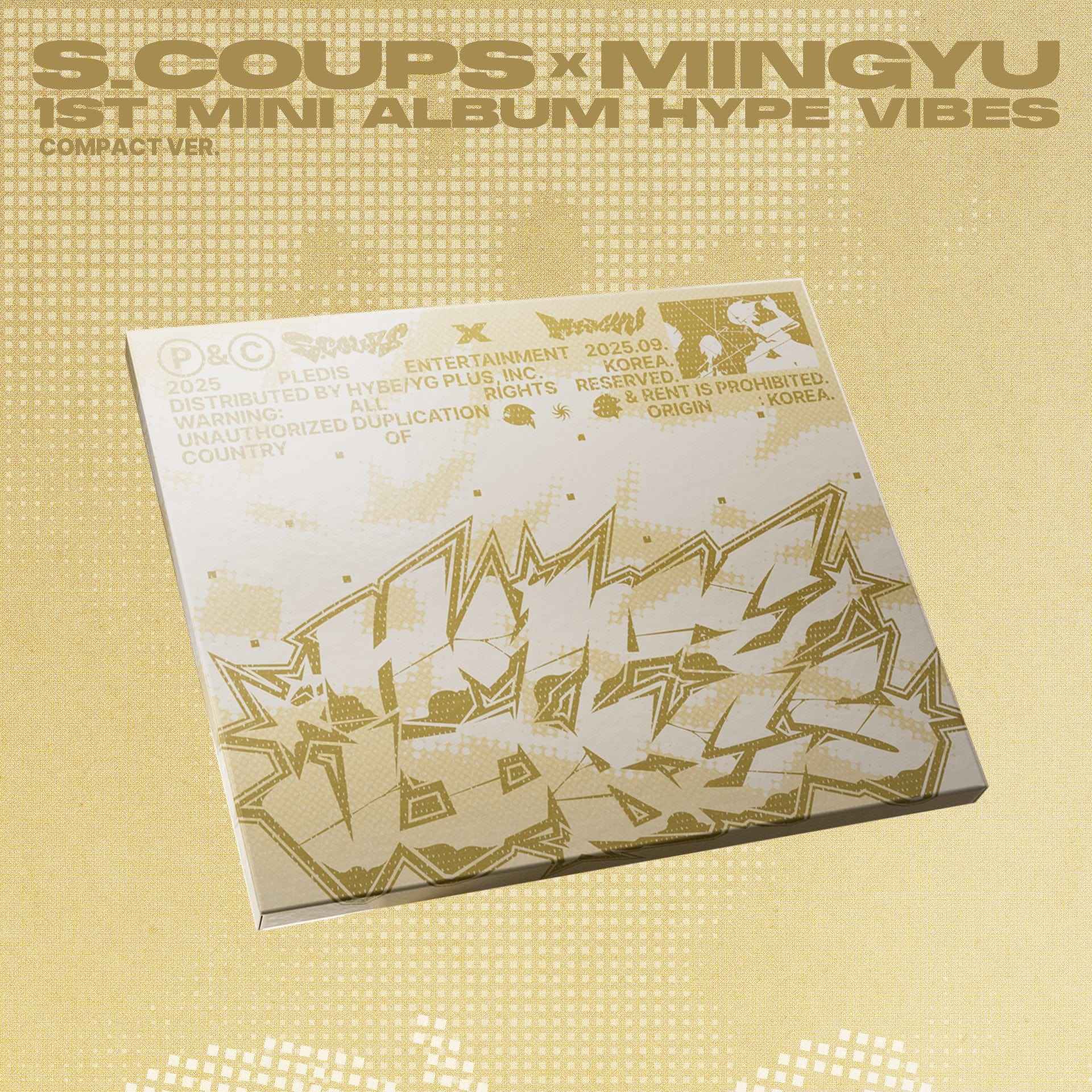 (POB) S.COUPS X MINGYU (SEVENTEEN) - 1st Mini Album [HYPE VIBES] (COMPACT Ver.)