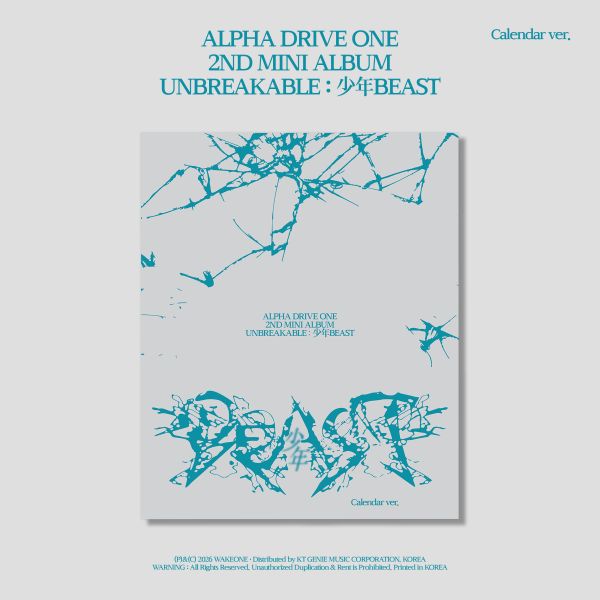 ALPHA DRIVE ONE - 2nd Mini Album 'UNBREAKABLE : 少年BEAST' (Calendar Ver.)