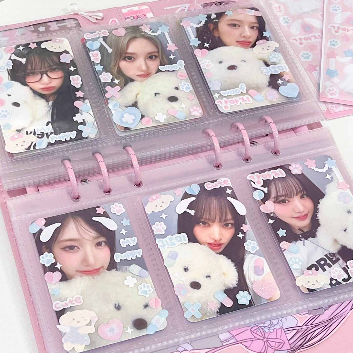 MINS STUDIOS Ghost Puppy Deco Sticker