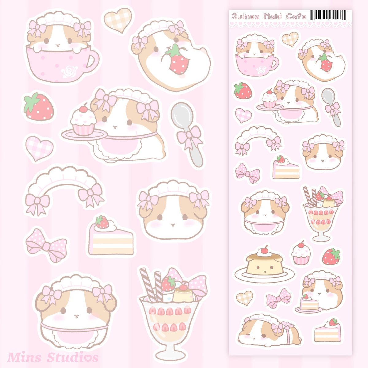 Guinea Maid Cafe Sticker
