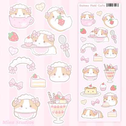 Guinea Maid Cafe Sticker