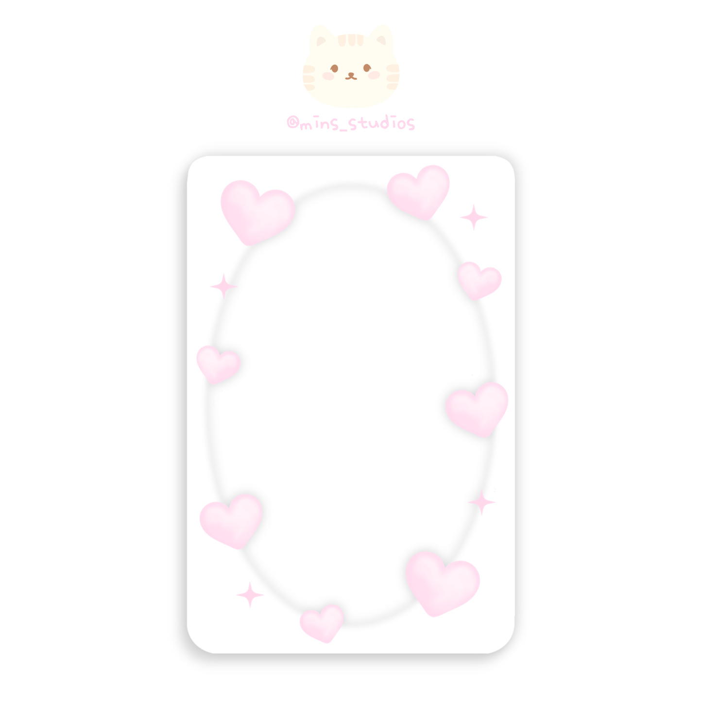 MINS STUDIOS Halo Love Deco Frame