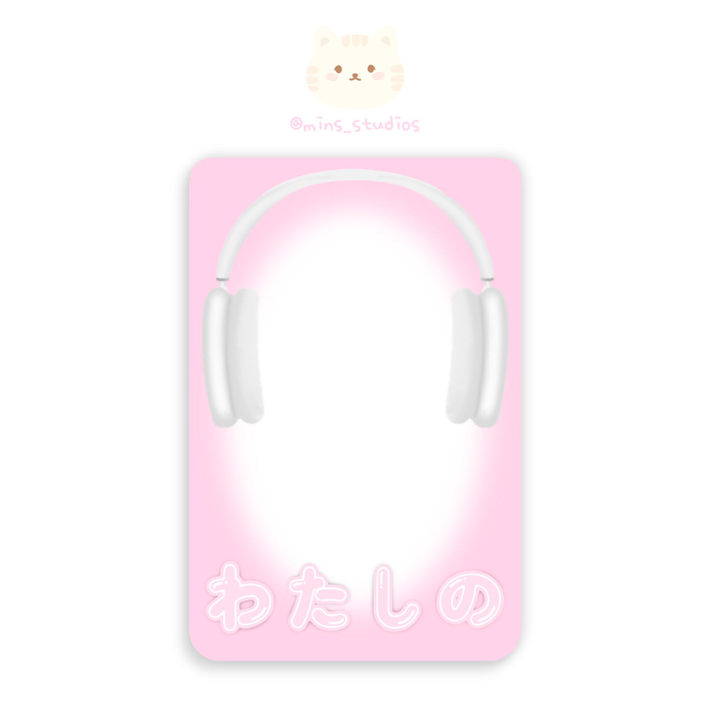 MINS STUDIOS Headphones Deco Frame