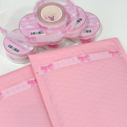 MINS STUDIOS Blush Lace Transparent Tape