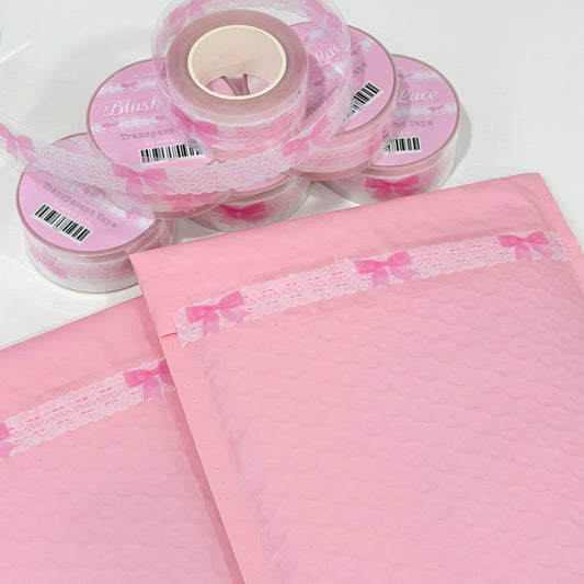 MINS STUDIOS Blush Lace Transparent Tape