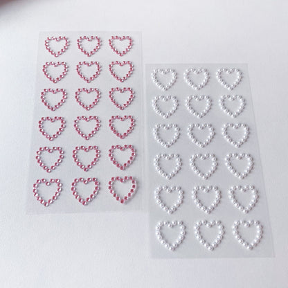 MINS STUDIOS 2mm Heart Jewel Sticker
