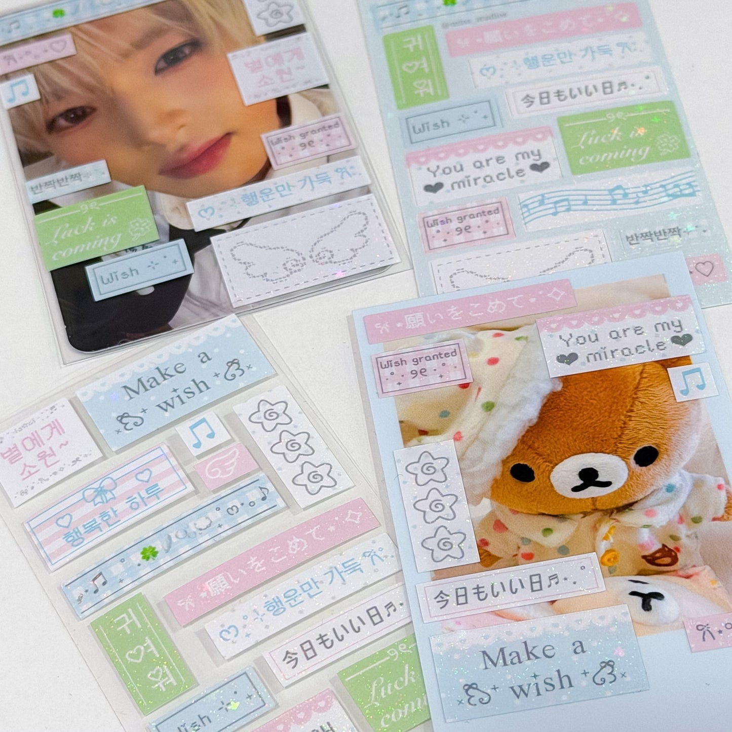 MINS STUDIOS Wishcore Mini Label Sticker