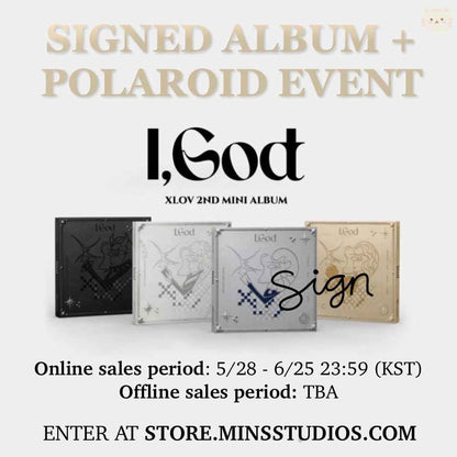 [ONLINE RELEASE EVENT] XLOV - 2nd Mini Album [I,God]