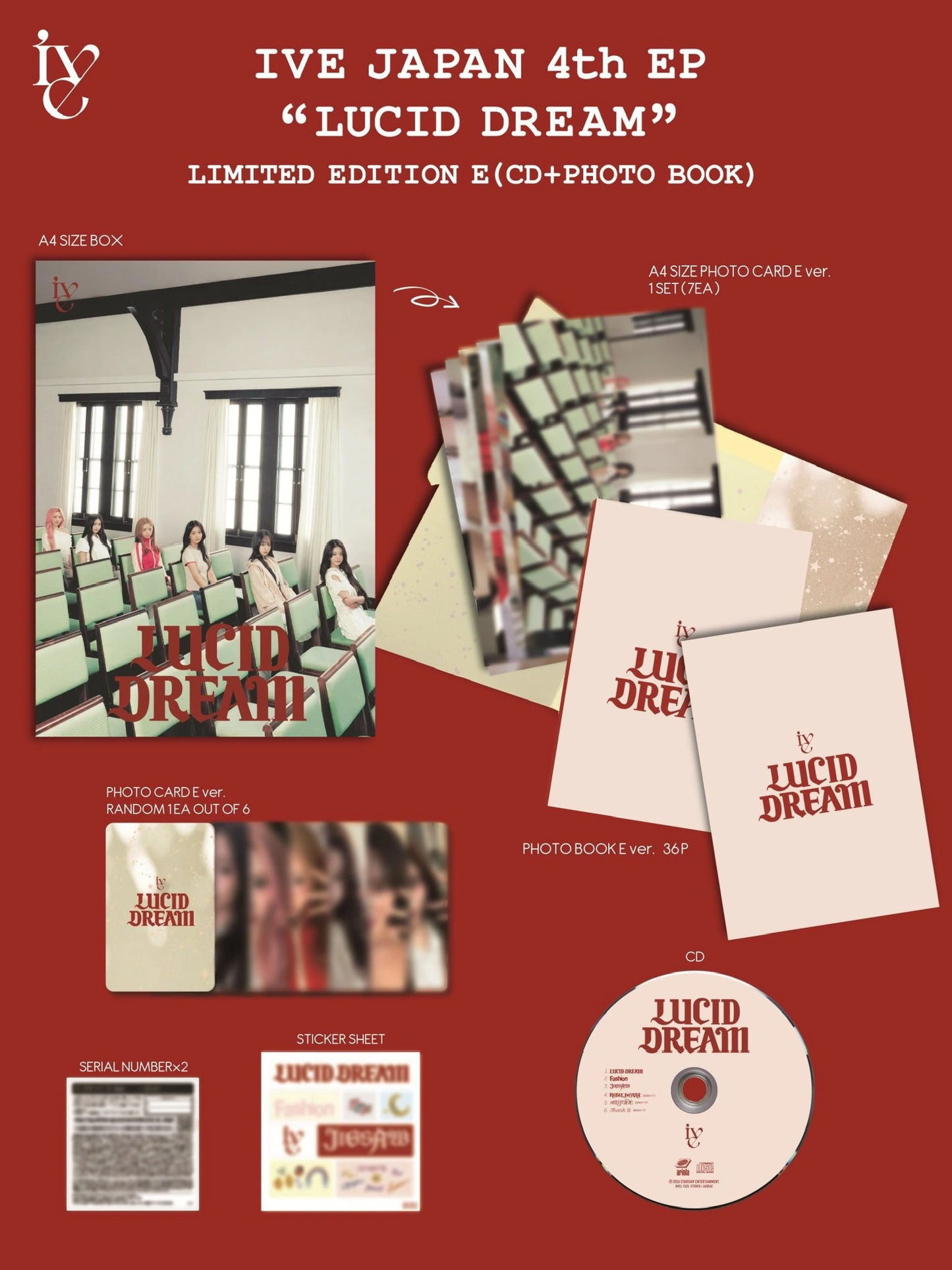 IVE - LUCID DREAM [4th JP EP Album - Limited Edition]