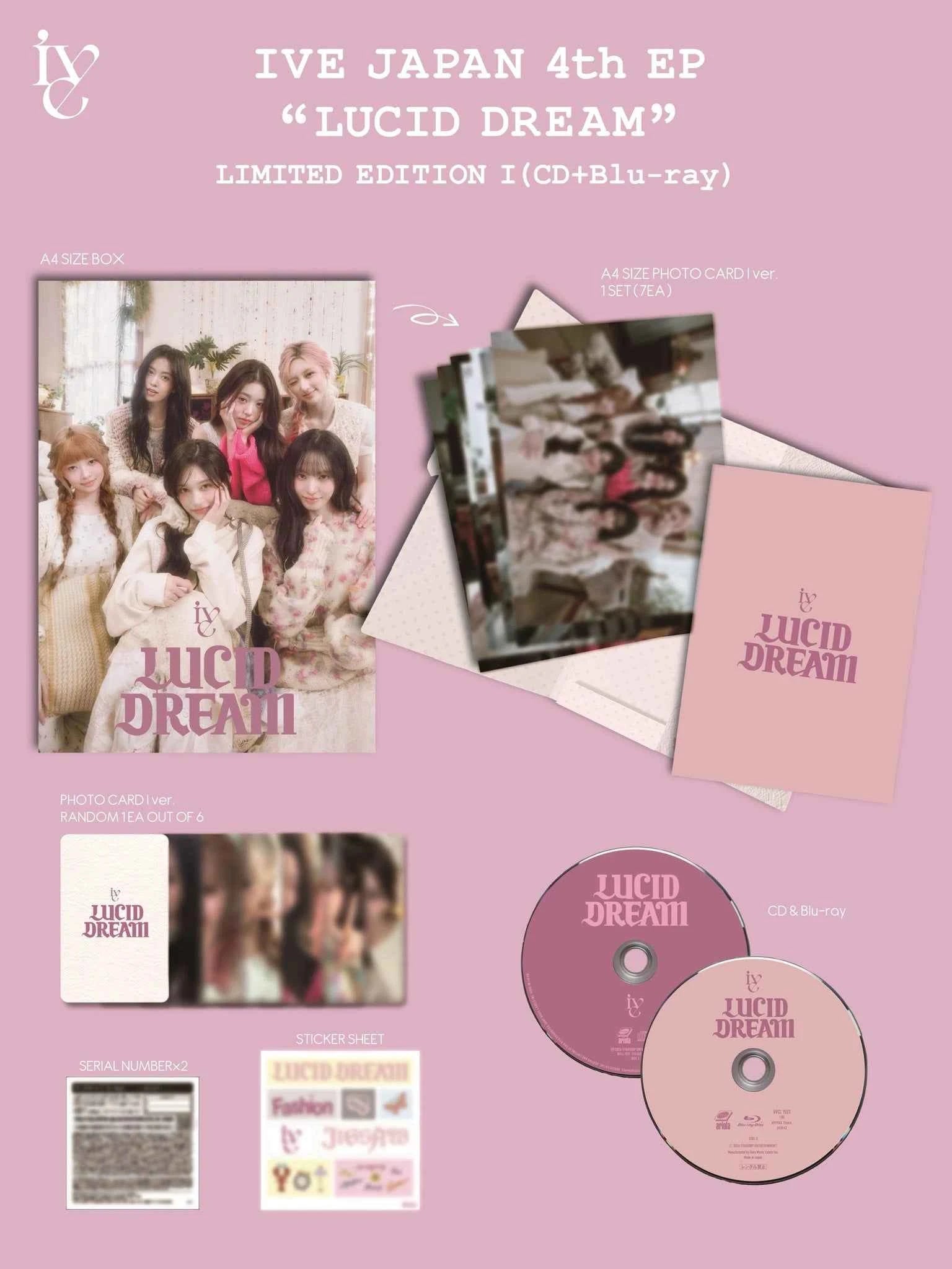 IVE - LUCID DREAM [4th JP EP Album - Limited Edition]