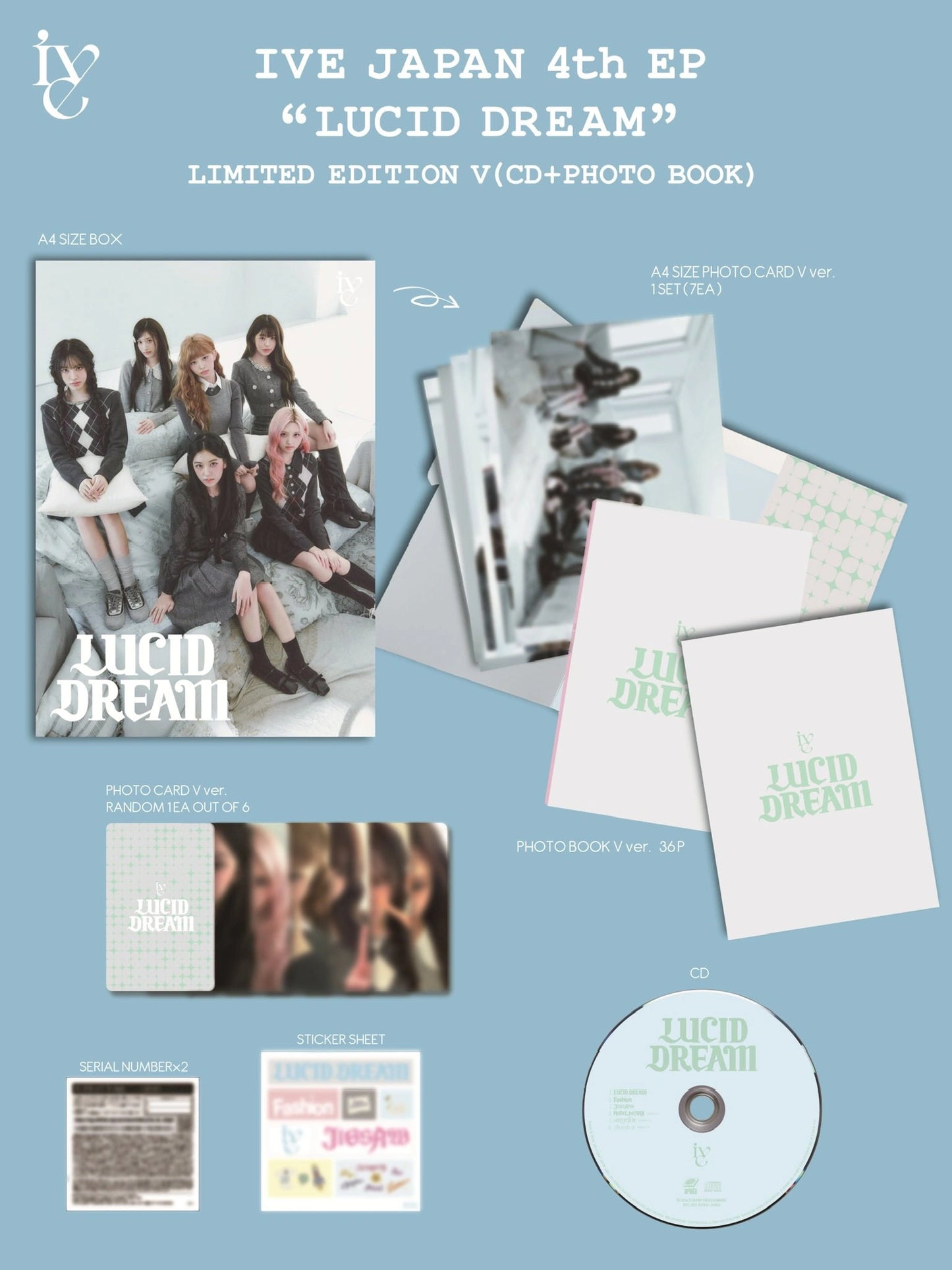 IVE - LUCID DREAM [4th JP EP Album - Limited Edition]
