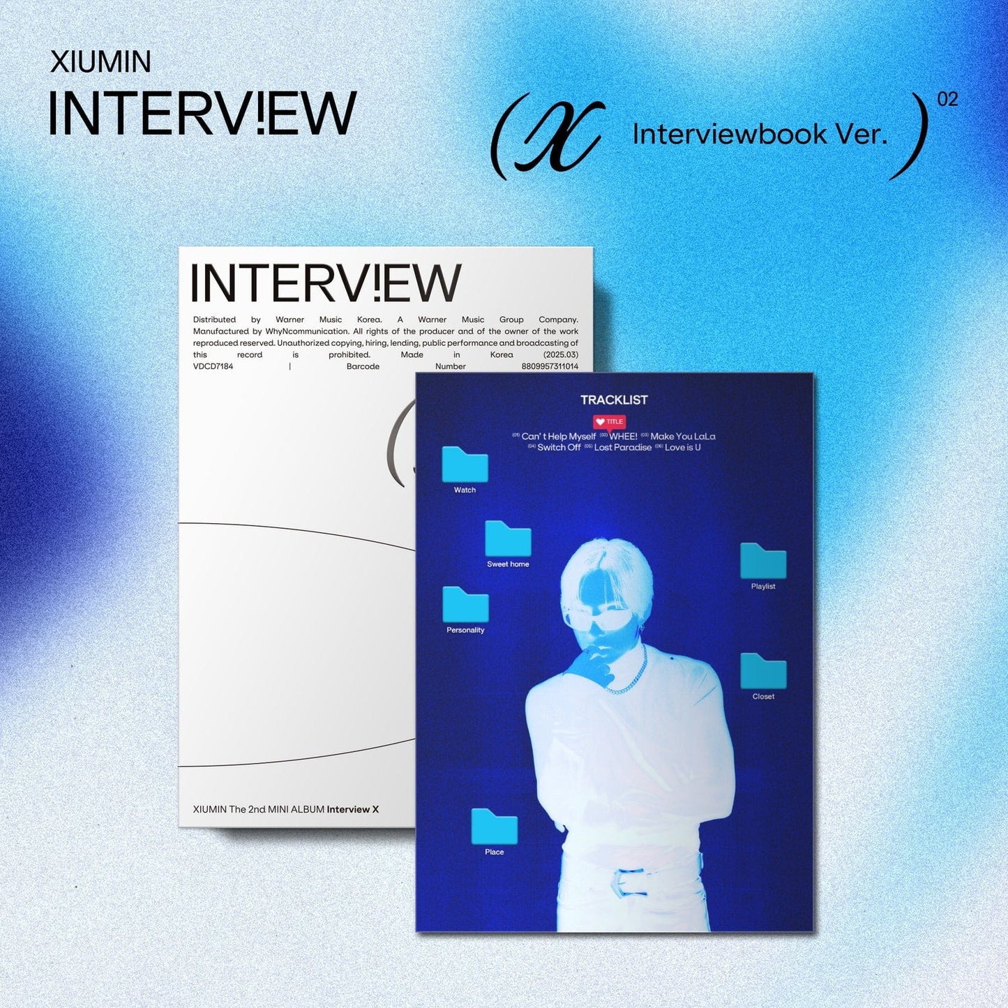 XIUMIN - 2nd Mini Album [Interview X] (Interviewbook Ver.)
