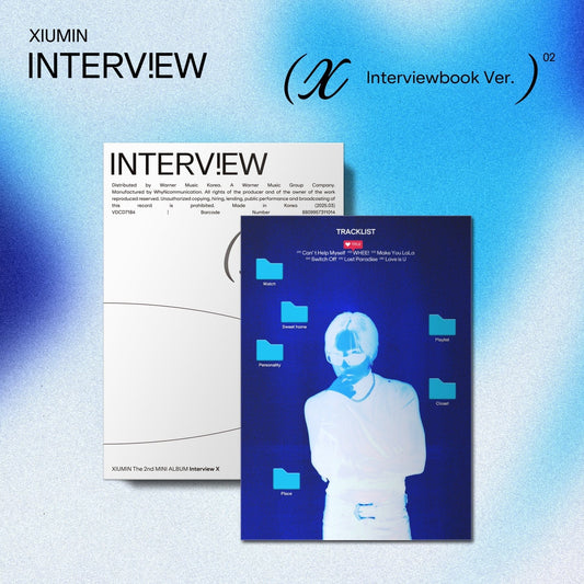 XIUMIN - 2nd Mini Album [Interview X] (Interviewbook Ver.)