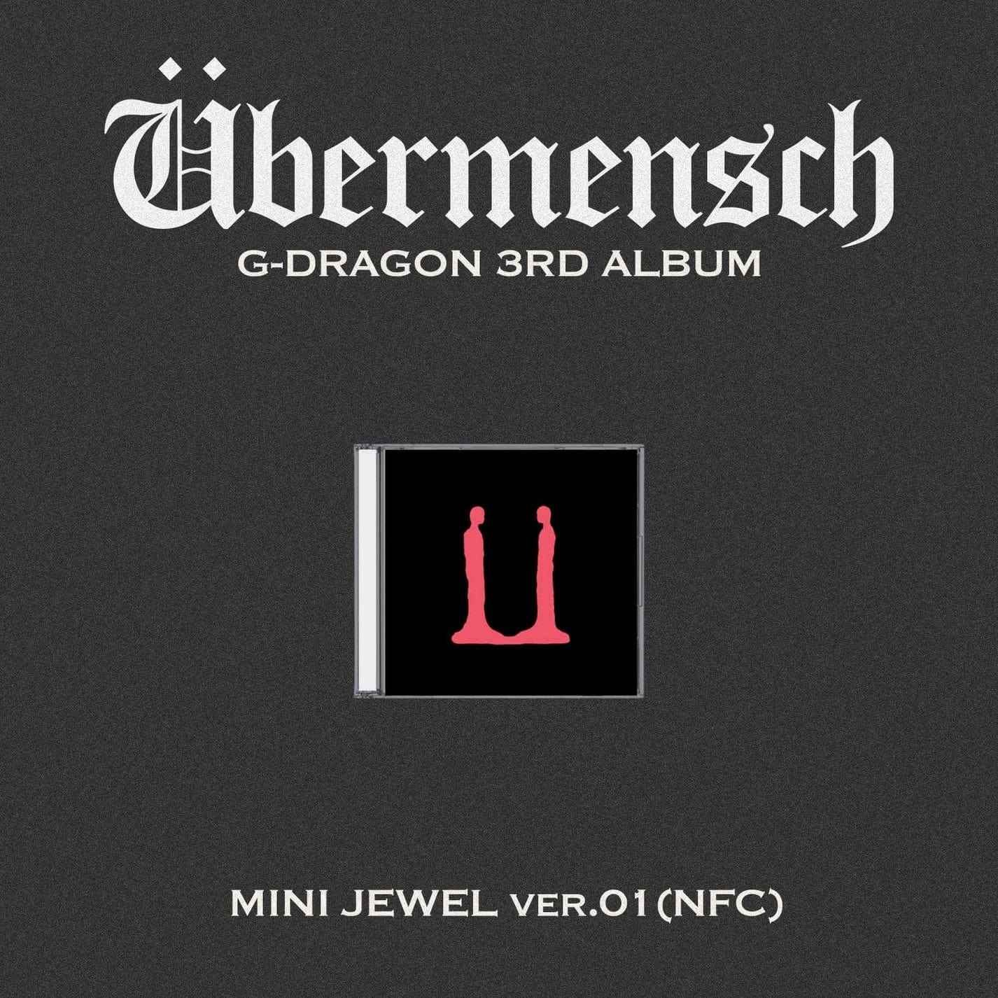 G-DRAGON - 3rd Album [Übermensch] (MINI JEWEL ver.) (NFC) (VERSION : KTOWN4U POB)