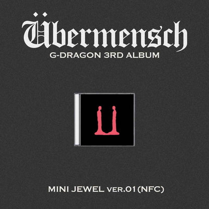 G-DRAGON - 3rd Album [Übermensch] (MINI JEWEL ver.) (NFC) (VERSION : KTOWN4U POB)