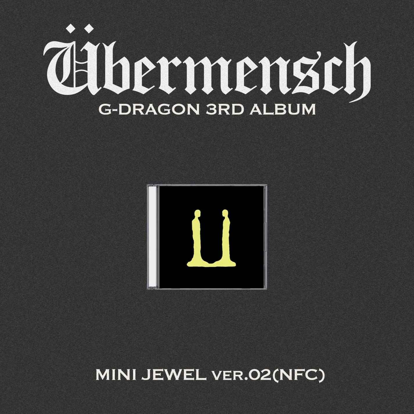G-DRAGON - 3rd Album [Übermensch] (MINI JEWEL ver.) (NFC) (VERSION : KTOWN4U POB)