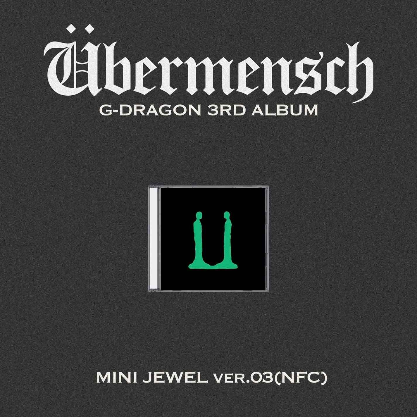 G-DRAGON - 3rd Album [Übermensch] (MINI JEWEL ver.) (NFC) (VERSION : KTOWN4U POB)