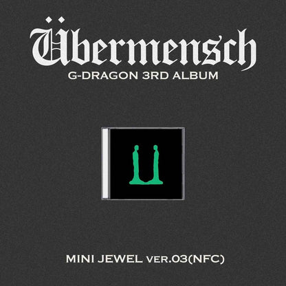 G-DRAGON - 3rd Album [Übermensch] (MINI JEWEL ver.) (NFC) (VERSION : KTOWN4U POB)