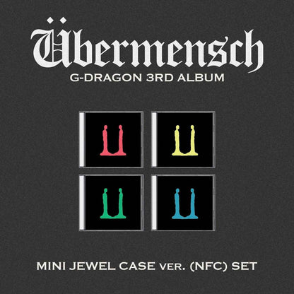 G-DRAGON - 3rd Album [Übermensch] (MINI JEWEL ver.) (NFC) (VERSION : KTOWN4U POB)