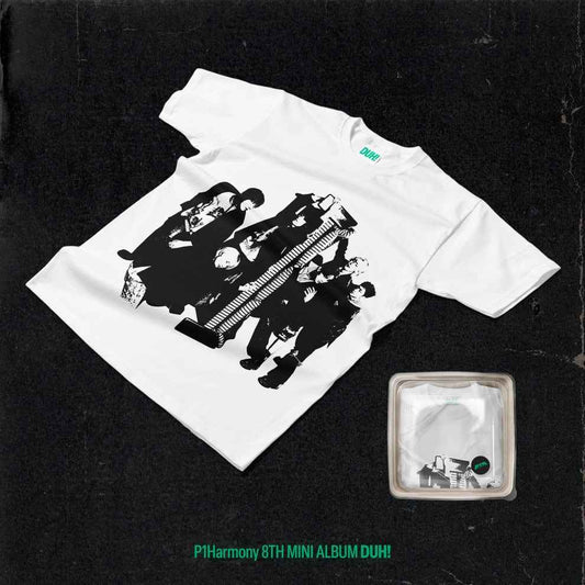 P1Harmony - 8th Mini Album [DUH!] (Plain White T Ver.)
