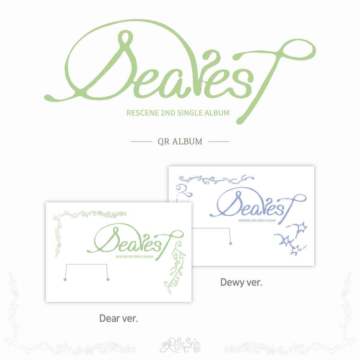 RESCENE - 2nd Single Album [Dearest] (QR Ver.)