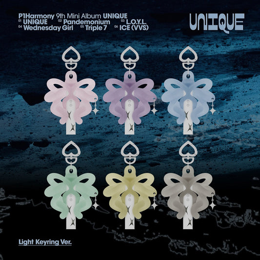 (Apple Music) P1Harmony - 9th Mini Album [UNIQUE] (Light Keyring Ver.)