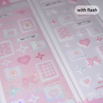 MINS STUDIOS Love File Deco Sticker