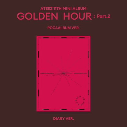 (MAKESTAR) ATEEZ 11th EP GOLDEN HOUR : Part.2 (POCAALBUM VER.)