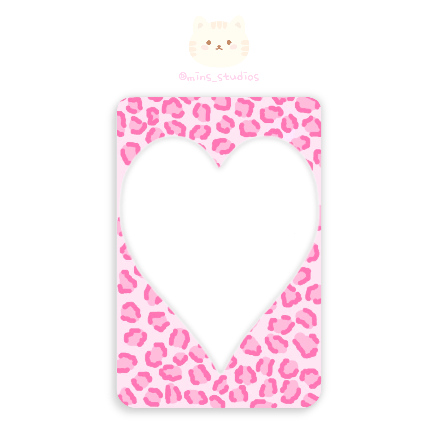 Pink Leopard Deco Frame