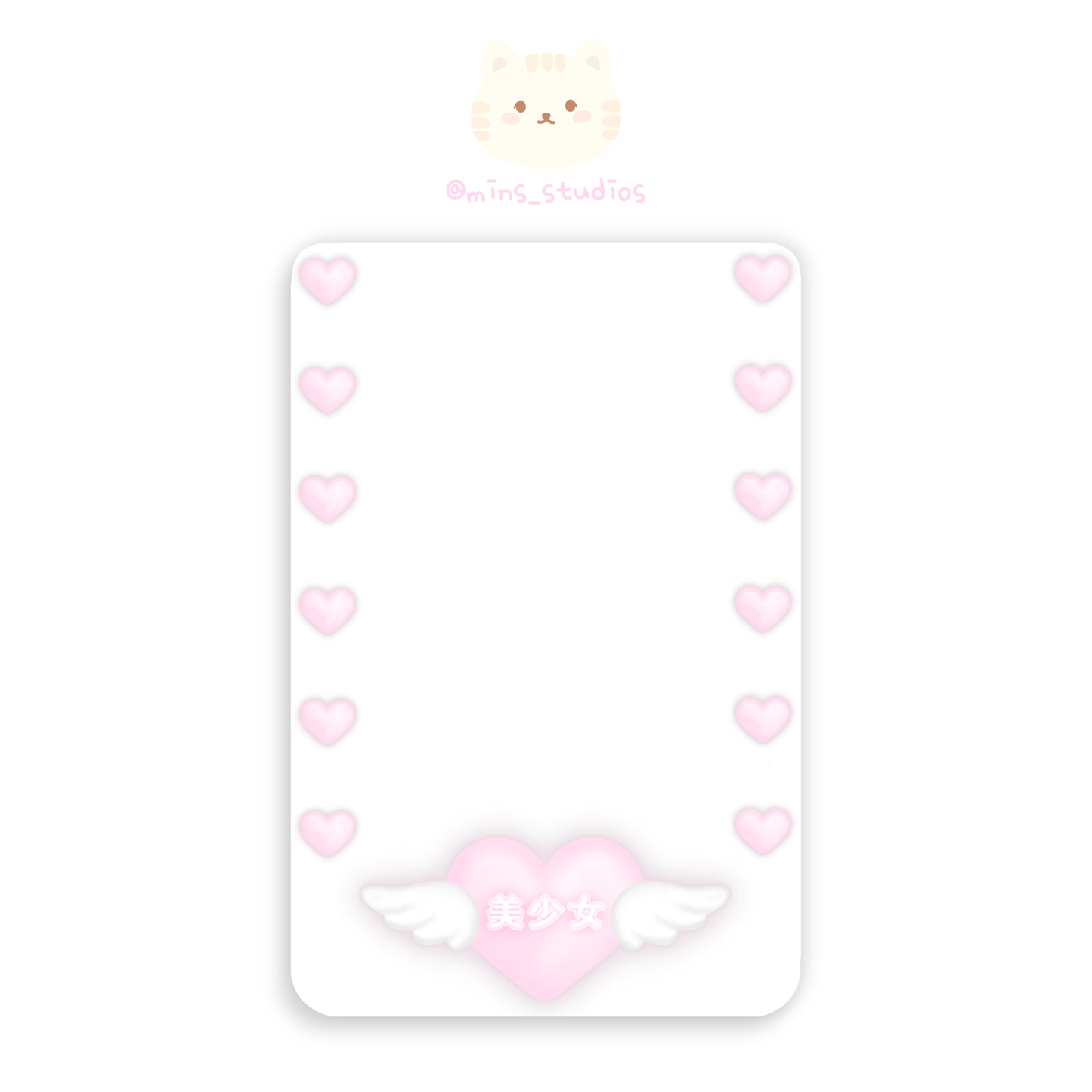 MINS STUDIOS Pink Lover Deco Frame