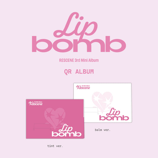 RESCENE - 3rd Mini Album [lip bomb] QR (photocard Ver.)