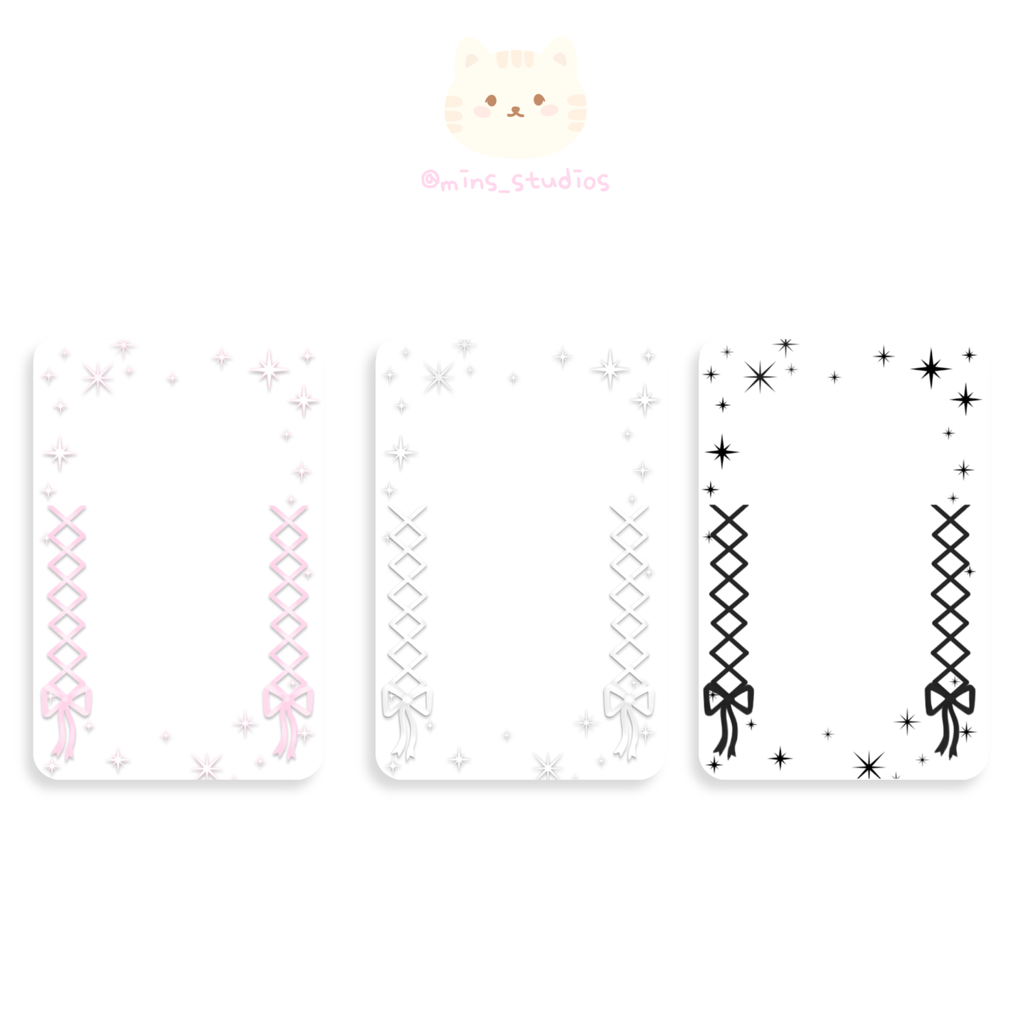 MINS STUDIOS Ribbon Deco Frame