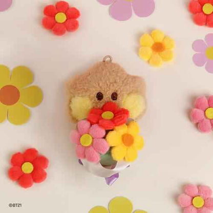 BT21 minini doll key ring [bouquet]