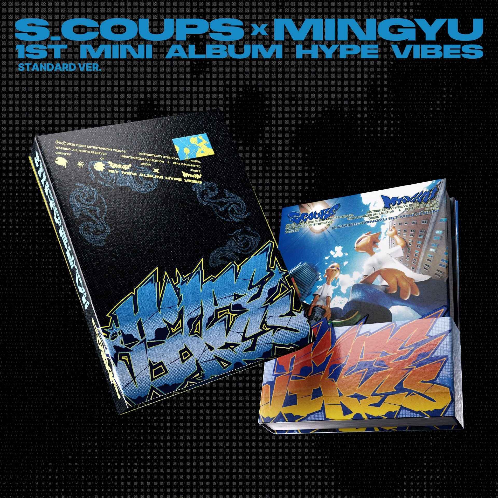 (POB) S.COUPS X MINGYU (SEVENTEEN) - 1st Mini Album [HYPE VIBES]
