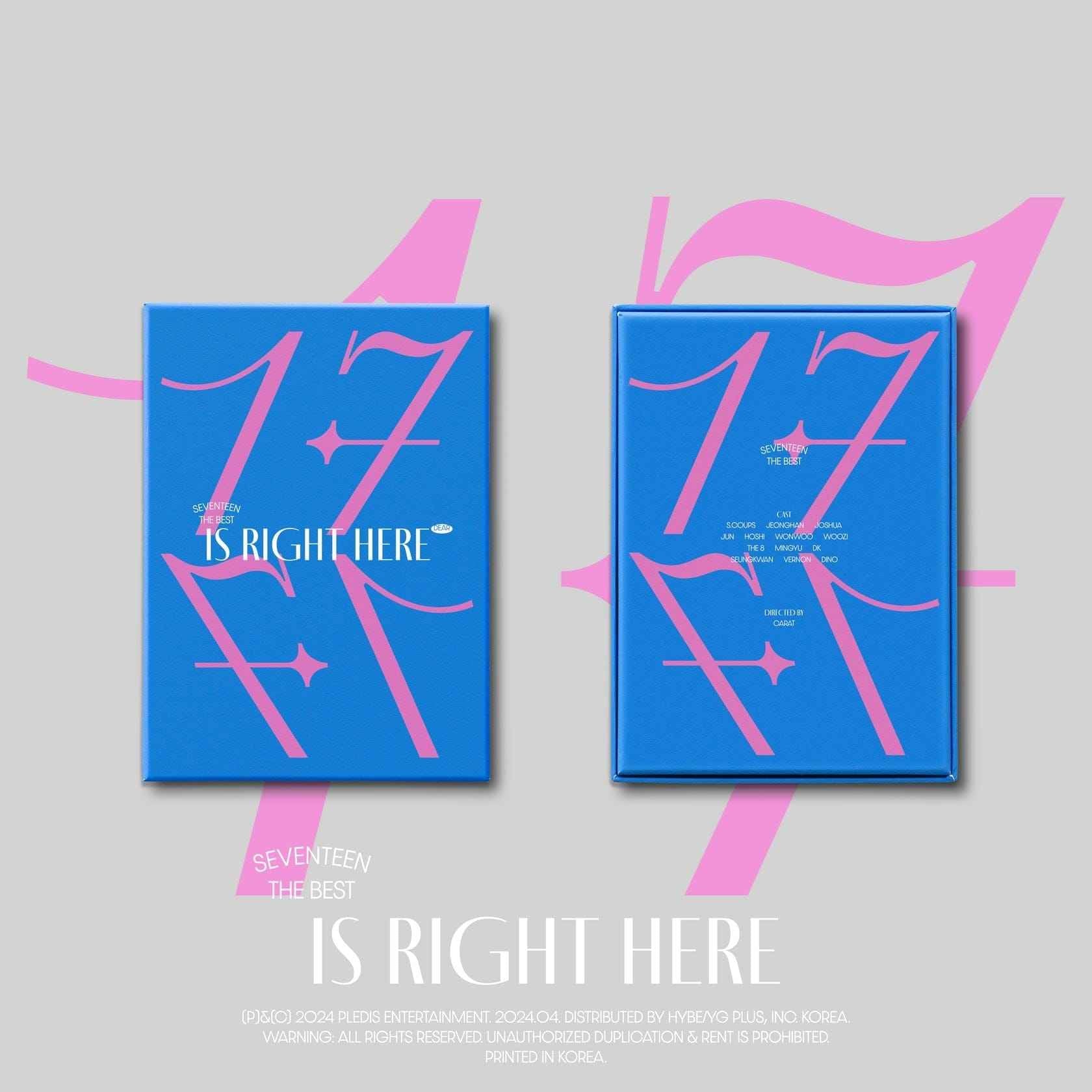 SEVENTEEN - BEST ALBUM [17 IS RIGHT HERE] (DEAR Ver.)