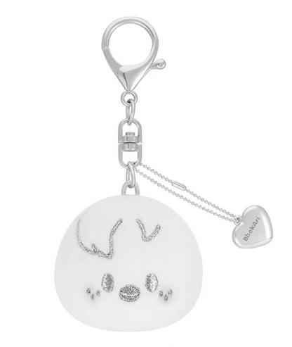Stray Kids <dominATE : celebrATE> Merch (SKZOO FACE KEYRING SILVER Ver.)