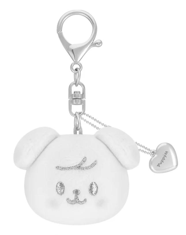 Stray Kids <dominATE : celebrATE> Merch (SKZOO FACE KEYRING SILVER Ver.)