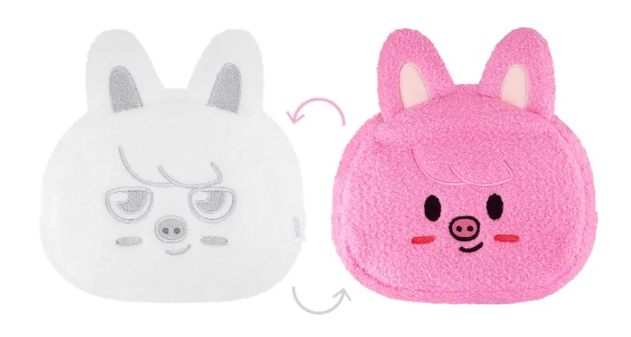 Stray Kids <dominATE : celebrATE> Merch (SKZOO REVERSIBLE FACE POUCH)