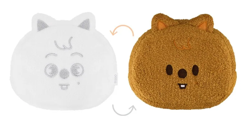 Stray Kids <dominATE : celebrATE> Merch (SKZOO REVERSIBLE FACE POUCH)