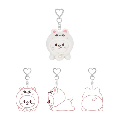 Stray Kids <dominATE : celebrATE> Merch (SKZOO KEYRING LYING Ver.)